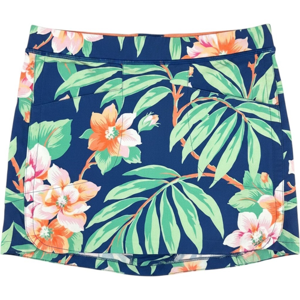 Polo Golf Ralph Lauren Floral Skort Small Green Blue Tennis Pickleball